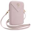 Guess Zip Triangle 4G Pink Handbag