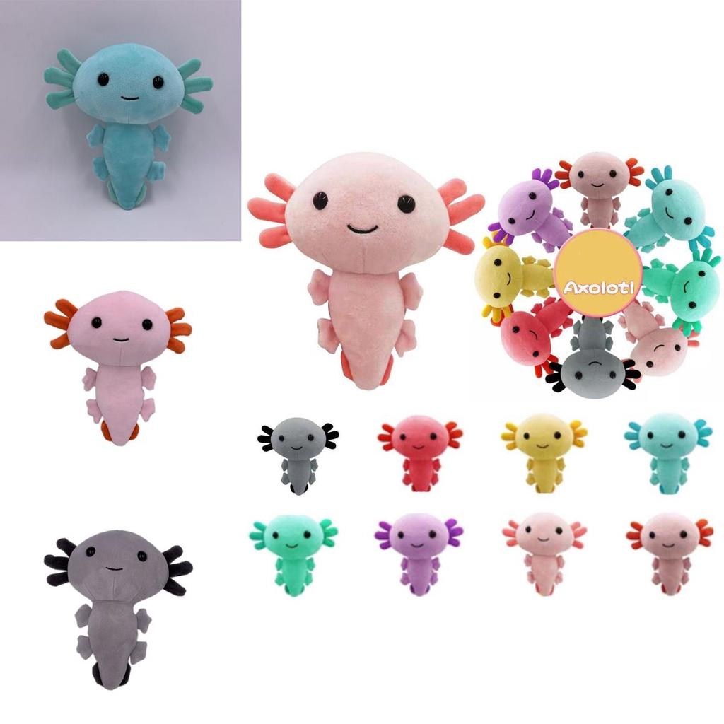 Adorable Axolotl Stuffed Cushion Toy Plush Soft Kid's Gift With Cartoon Design