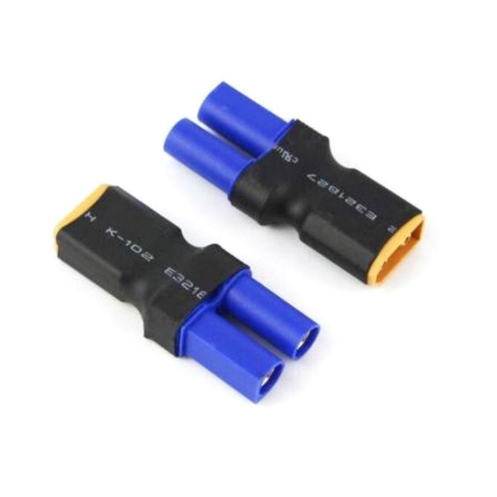 XT90 EC3 Airplane Battery Revolving Female Connector to Banana Head for 2pcs Welding Accessories