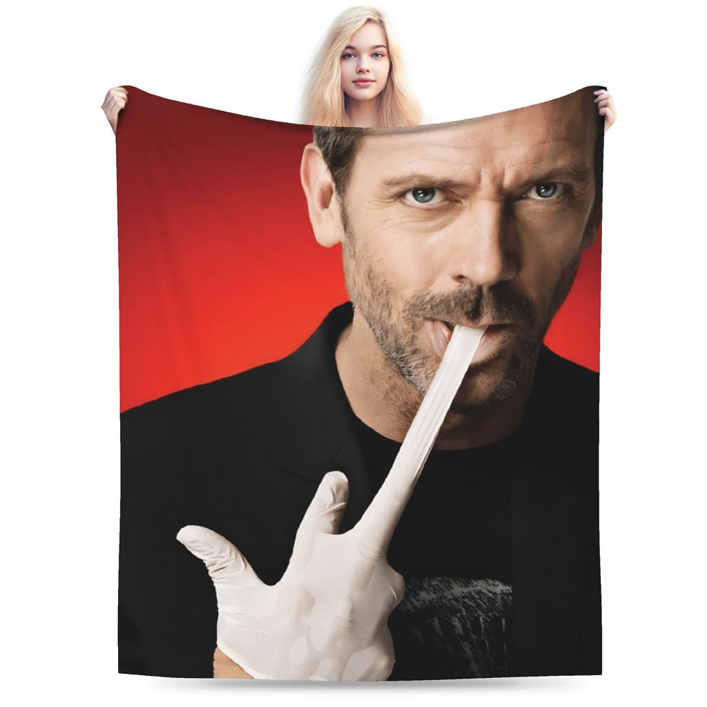 House The Doctor Plush Blanket Children Flannel Throw Blanket For Bedroom Super Soft Quality Bedspread Gift Idea