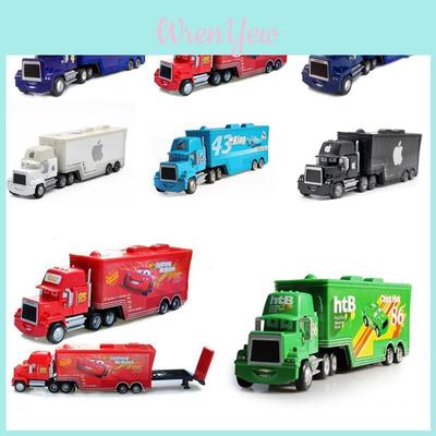 Voitures en alliage durable Mack Lightning Mcqueen King Jackson Storm Modèle de camion de course