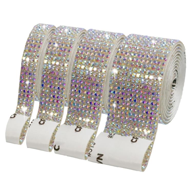 

Elegant Glass Beads Trim Tape With Adhesive Backing For Sewing And Craft