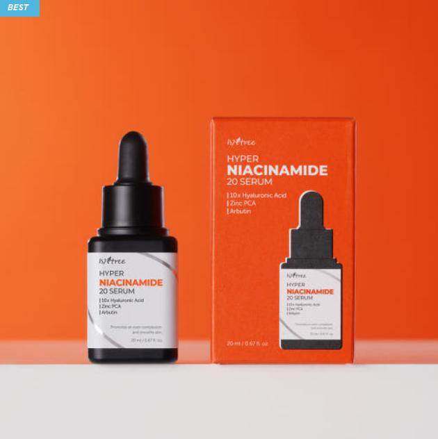 Isntree Hyper Niacinamide 20 Serum 20ml – Brightening & Pore-Care Intensive Serum