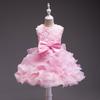 Popular European and American Flower Girl Tulle Cake Dress - Girls' Princess and First Birthday Dress