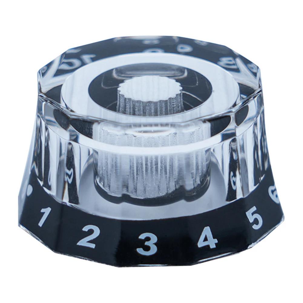 4 Pcs Volume Tone Control Knobs Lampshade Style Electric Guitar Top Hat Knobs Guitar Bell Knobs for Les Paul Guitar Accessories