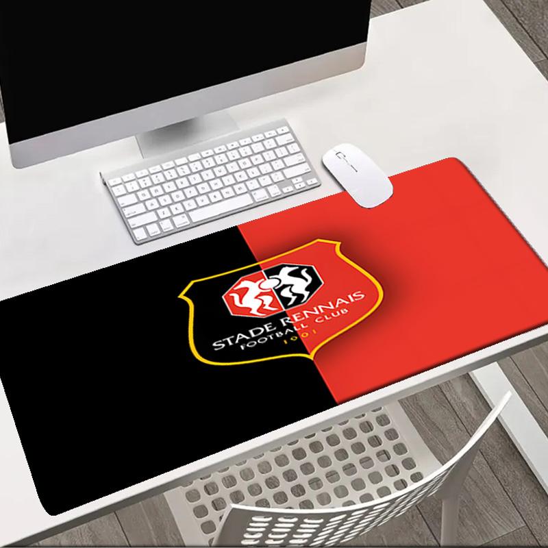 Stade Fc Emblem Mouse Pad Office Desk Mat, Gaming Mouse Pad Mousepad, Keyboard pad,Heavy-Duty Non-Slip Rubber Backing, Gift