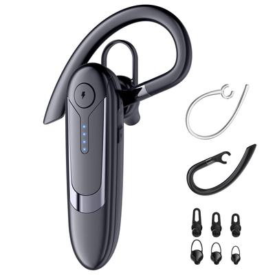 Single-ear Wireless Bluetooth Earphone with 30 Hours of Talk Time, Bluetooth 5.4, Microphone Noise Cancellation, Lightweight, Hands-free, Ideal for