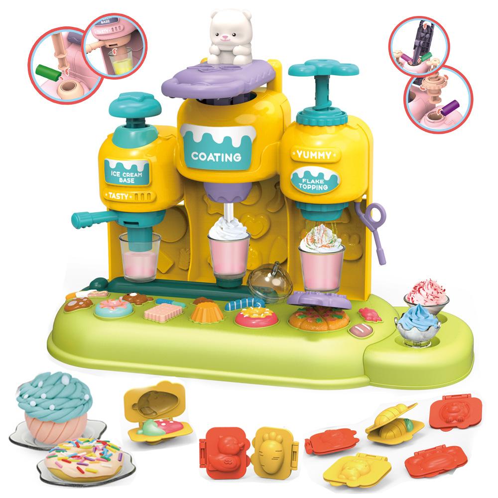 

Large Ice Cream Sushi Clay Play-Doh Toy, Children S Ultra Light Clay Tool Mold Set