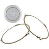Microwave Turntable Ring, 7.5" Microwave Oven Glass Plate Tray Support, Rotating Roller Support Ring with 14 mm Rollers (2 PCS)
