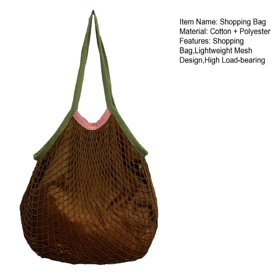 Foldbar Indkøbspose Genanvendelig Dagligvarepose Nylon Tote Bag Vaskbar Vandtæt Høj Bæreevne Håndtaske til Bil Udendørs Brug