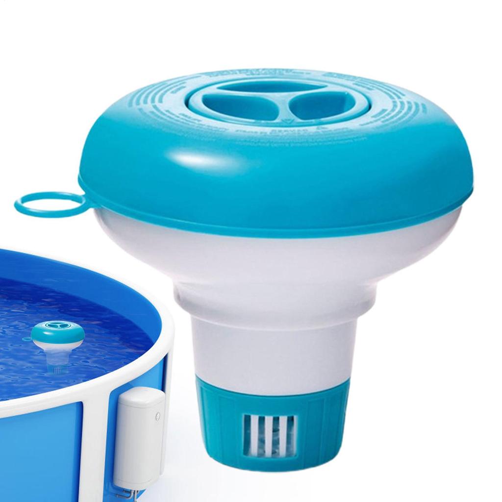 Floating Pool Chlorine Dispenser Swimming Pool Floater for Chlorine Tablets Chlorine Floater for for Spas Hot Tub Water Park