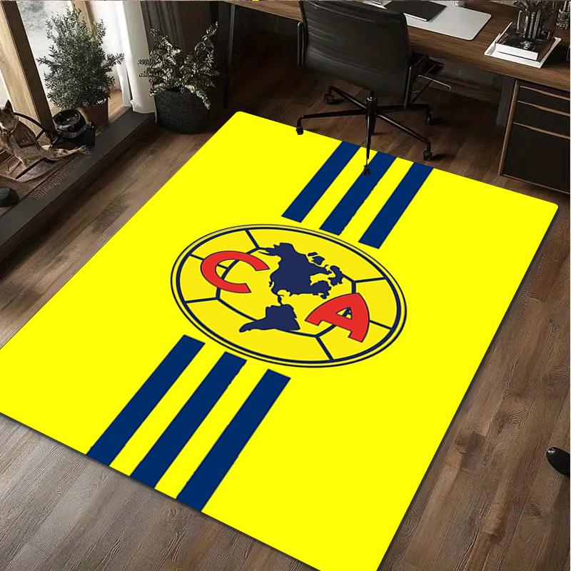 1 Stück Club America Teppich - Heimteppich Büro Dekorativer Teppich Für Wohnzimmer Schlafzimmer Fußmatte Bodenteppich Computerstuhl Bereichsteppich
