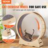 Wooden Cat Exercise Wheel 52" Large Cat Treadmill Wheel for Indoor Cats