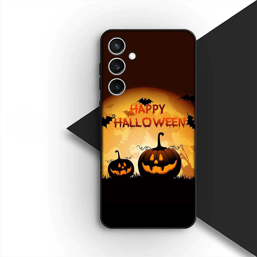 Little Ghost With H-Halloweens Pumpkin Phone Cover for Xiaomi Poco C75 C65 C71 C85 X7 X6 M7 F7 F8 Ultra F6 Pro Soft Case