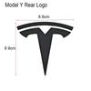 UBLM4 3D ABS Emblema Cofano Anteriore Auto Adesivo Badge Baule Posteriore Per Tesla Model 3 Model Y Decorazione Sostitutiva Decalcomanie Accessori