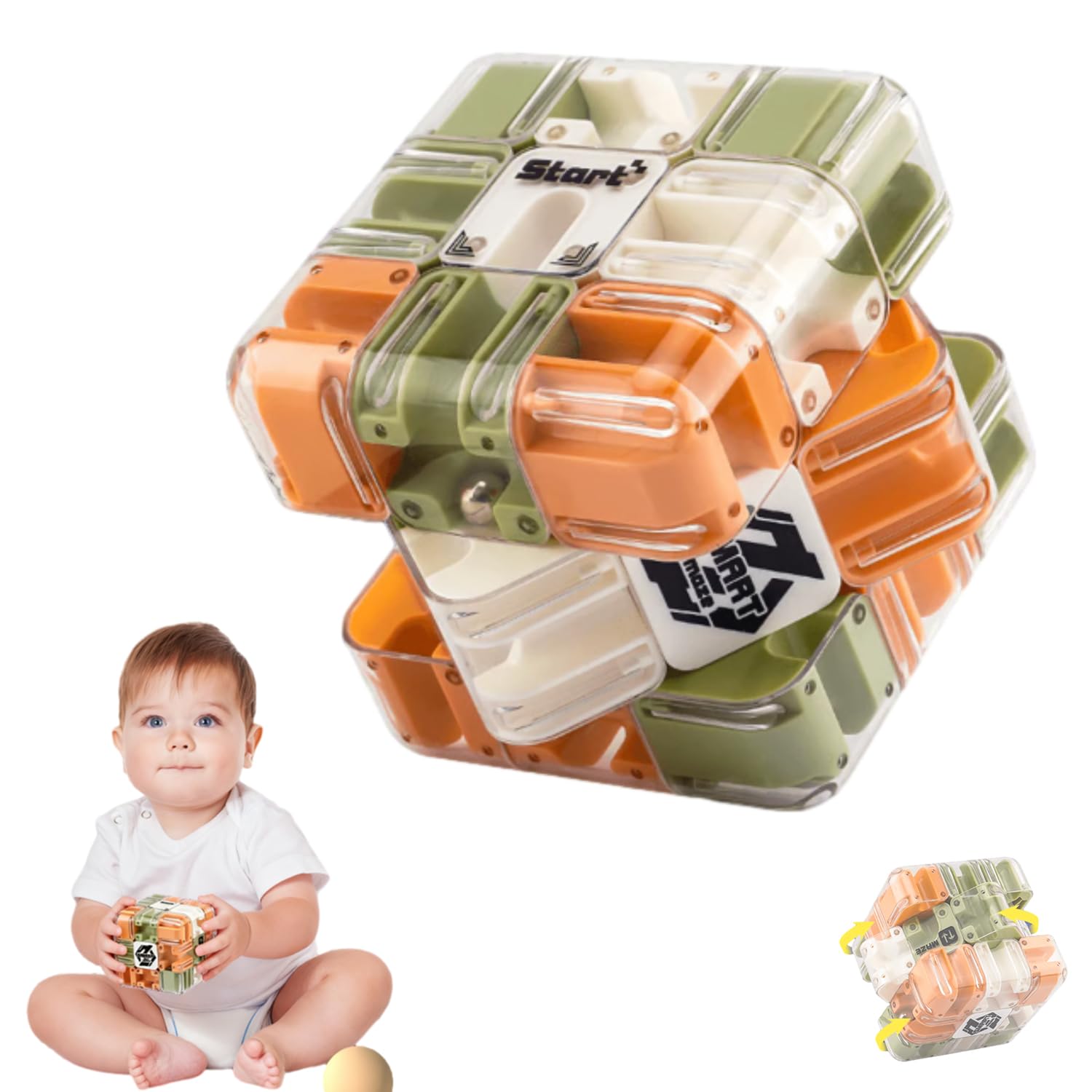 

3D Maze Magic Cube Six-sided Transparent Puzzle Speed Cube Cubes Maze Toys For Children s Educational Toys Birthday Party Gift