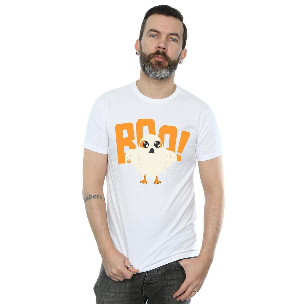 STAR WARS Mens The Last Jedi Halloween Ghost Porg T-Shirt
