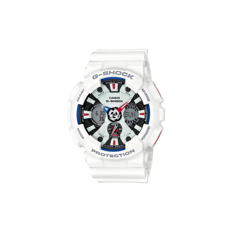

Casio Fashionable and Vibrant Street Classic Three Eyes Design Hardcore 200 Meters Waterproof Quartz Movement Resin Strap Japanese and GA-120TR-7A