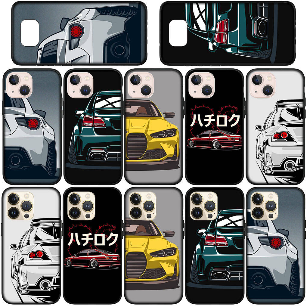 Phone Case for Samsung Galaxy S25 S23 S22 S21 S24 Ultra FE A05 A06 A15 A16 A36 A37 A35 A54 A55 A56 A57 A25 A26 A53 A17 Anime Supercar Super Car Cover