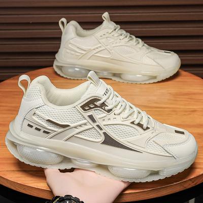Men's Shoes Autumn New Breathable Versatile Fashion Casual Sports Platform Running Little White Dad Shoes