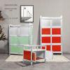 Vintage Cupboard: Floor-Standing Kitchen Cabinet with Shelving and Doors for Dishes and Utensils Storage