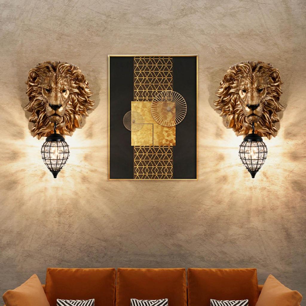 Luxury LED Wall Lamp Fixtures Lighting Shade Farmhouse Sculpture Sconces Lights for
