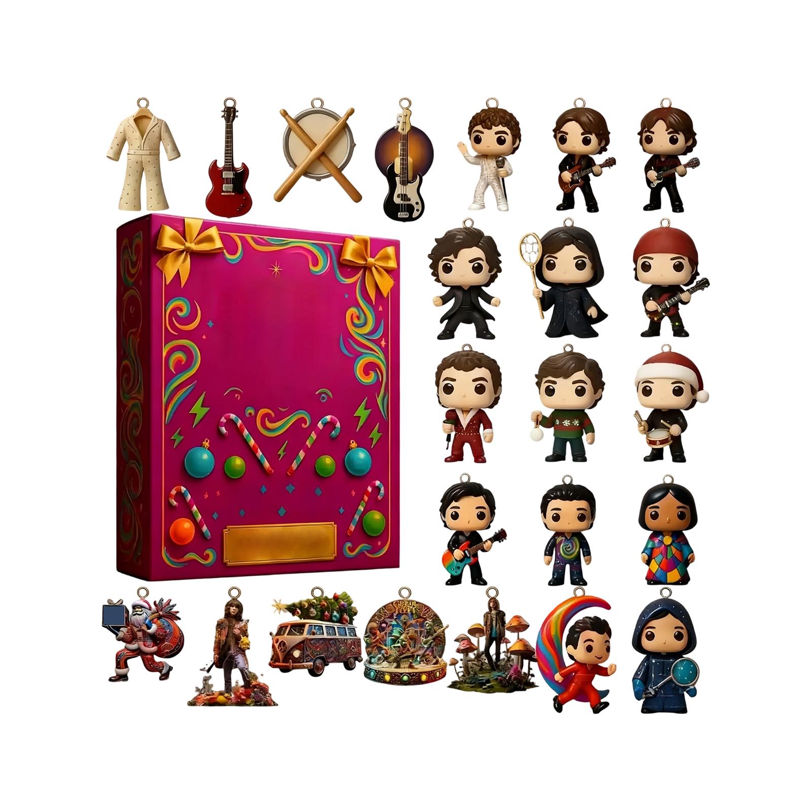 

Christmas Arrival Calendar, Spend A Happy Christmas Countdown Together, 24 Acrylic One Size