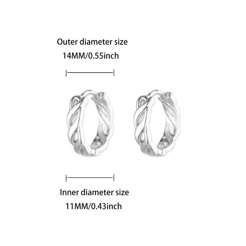 Fashion Exquisite Diamond-set Ear Buckle Earrings Women's Temperament Versatile Snake Earrings New