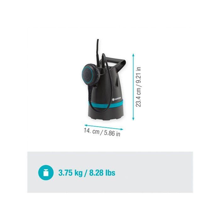 Gardena 09001-47 8600 basic pompe submersible pour eau claire 8600 l/h 5.5 m