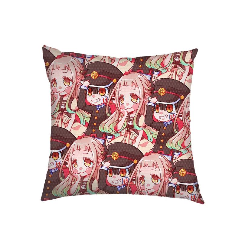 Toilet Bound Hanako Kun Druck Kissenbezug Houkago Shounen Hanako-kun Kissenbezug Sofa Heimdekor Cartoon Zierkissenbezüge