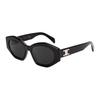Logo Design Cat Eye Sunglasses Unisex Sunglasses Glossy-Black CL40238U_01A_55