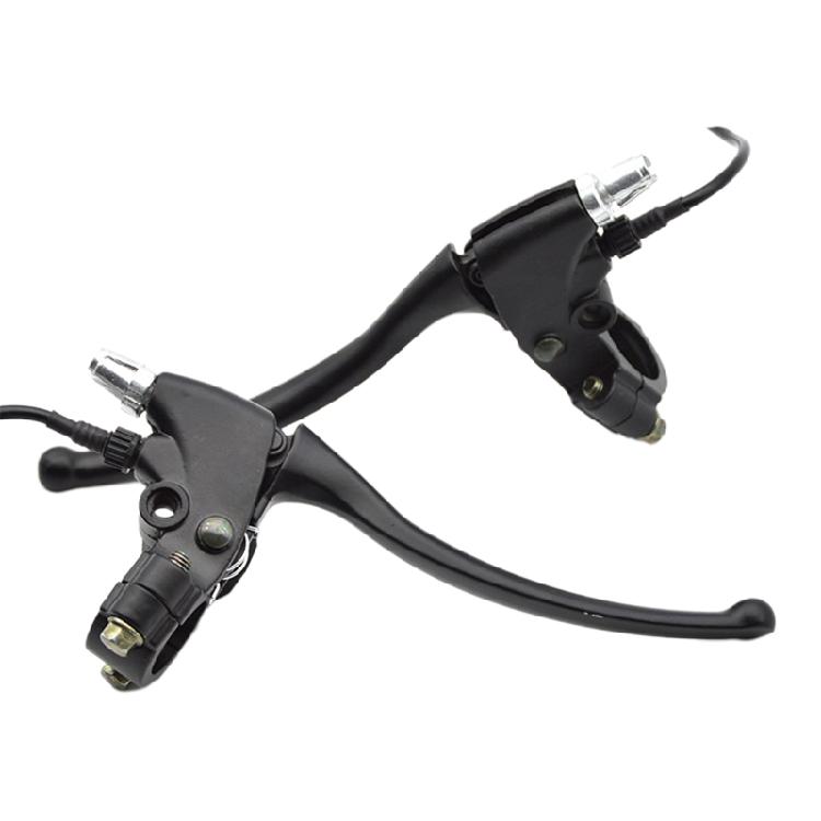 1 пара велосипедных тормозных ручек с 2 тросиковыми тормозными рычагами, левая и правая ручки