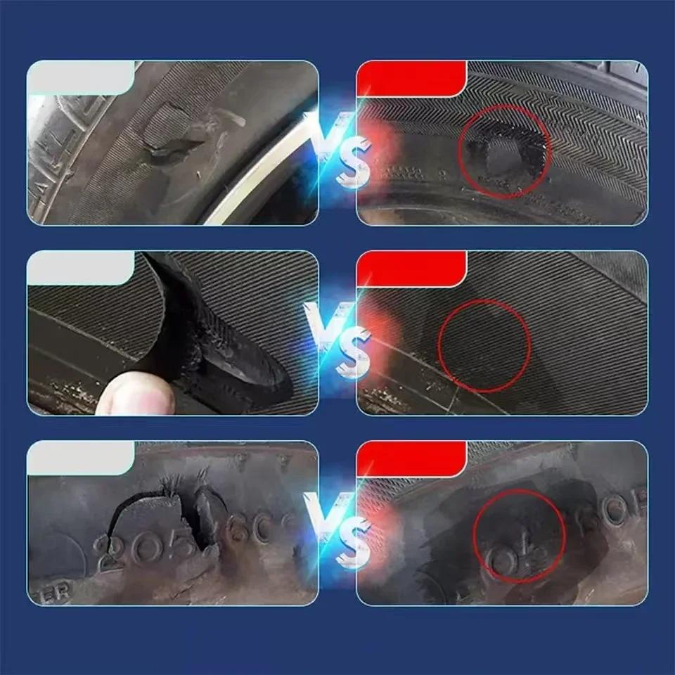 Black Strong Tyre Repair Glue Instant Liquid Rubber Glues Wear-resistant Rubber Non-corrosive Adhesive Glue Car Tools