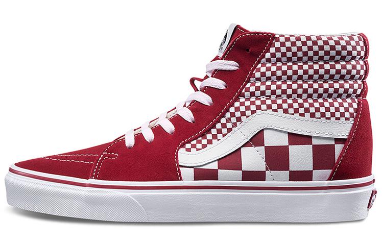 Vans SK8 Hi Red Mix Checker VN0A38GEVK5 35
