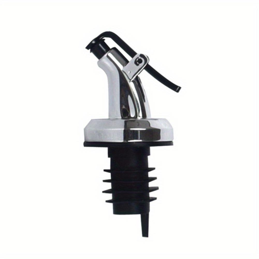 1Pcs BPA-Free Food Grade Rubber Oil Sprayer, Leakproof Liquor Dispenser Wine Pourer with Lock Plug Seal - Kitchen Bottle NozzleWine Accessory