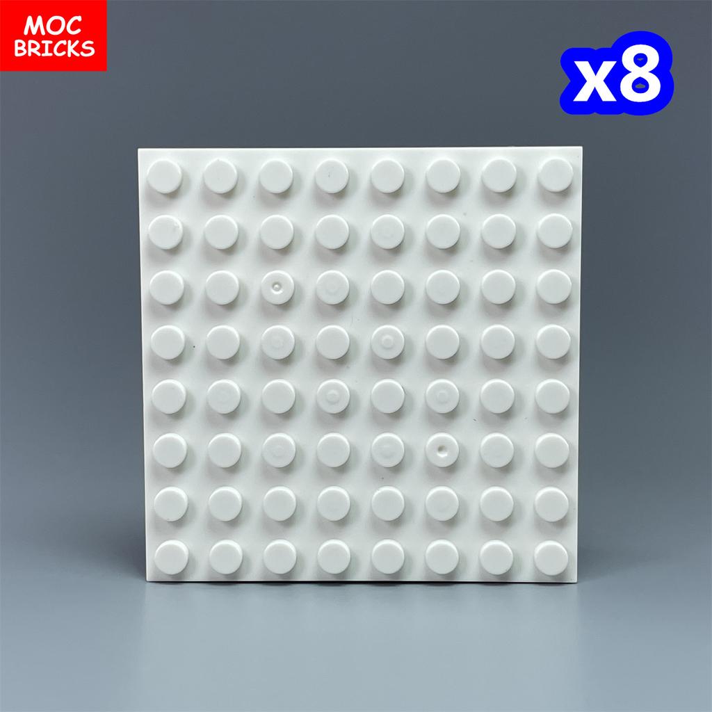 Non-Toxic Moc Bricks Window Fence Arch White Winter Snow Horse Figure City Architectural Church Accessories Children Christmas Toys