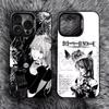 Misa D-Death N-Note Frosted Case for Samsung Galaxy S25 S24 S23 S22 Ultra S21 Plus S20 FE A73 A72 A71 A56 A55 A54 Acrylic Cover