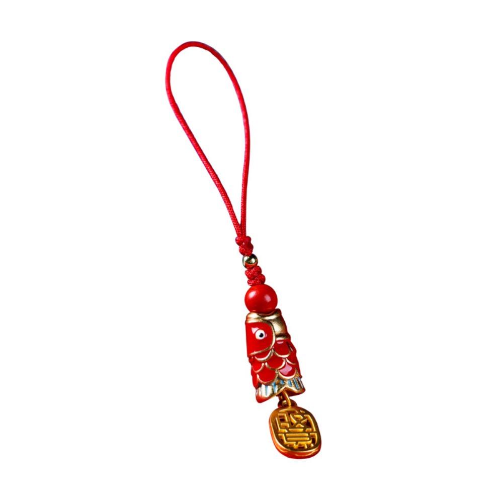 Good Luck Koi Mobile Phone Chain Chinese Style Koi Mobile Phone Strap Mobile Phone Decor
