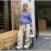 Women's Casual Retro Solid Color Denim Trouser Harajuku High Waist Loose Jeans 2026 Spring Wide Leg Baggy Y2K Pants