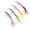 4Pcs 23cm Squid Fishing Lure Plastic Artificial Fishing Lure Bait for Outdoor Saltwater Freshwater