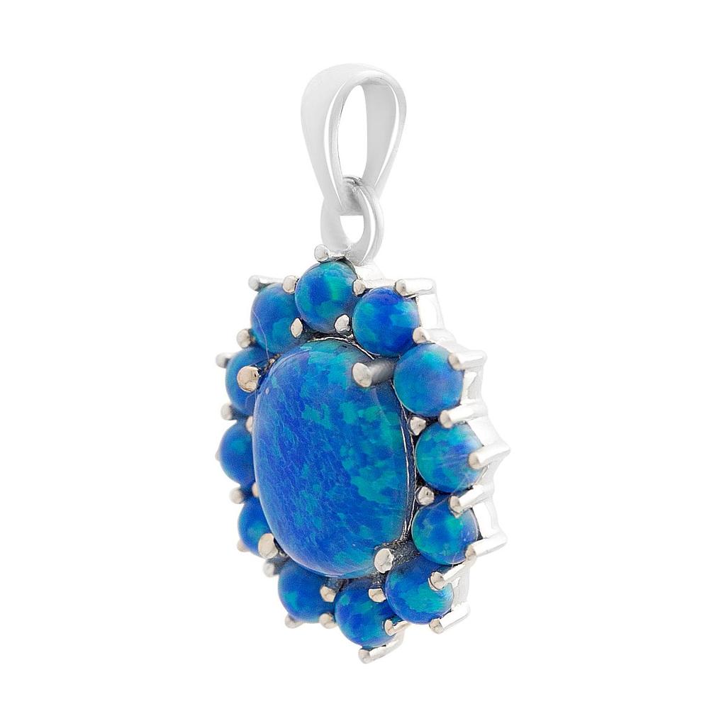 Серебряная подвеска с опалом 2.15ct (2151869)