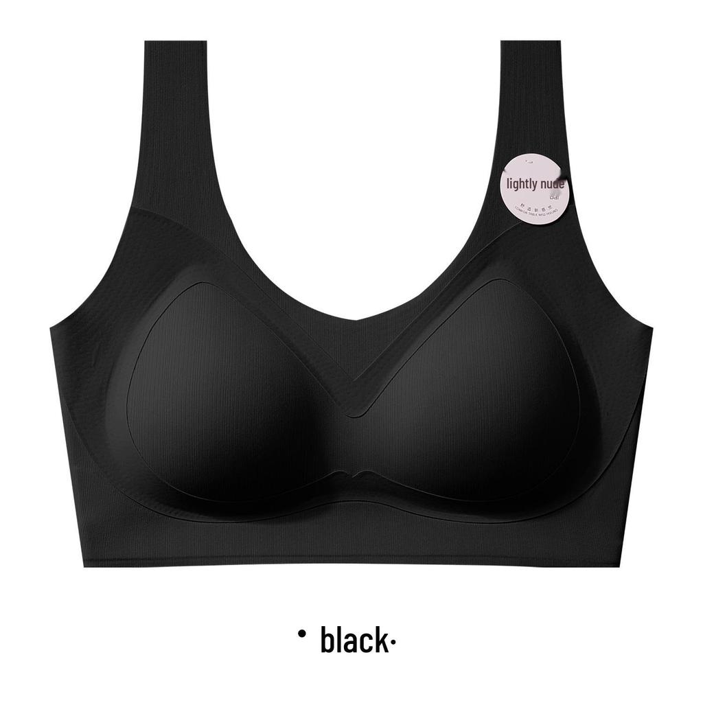 Seamless Lift Bra: Thin, Wide-Strap, Anti-Sagging Push-Up for Large Busts, Comfortable Wire-Free Support for Women