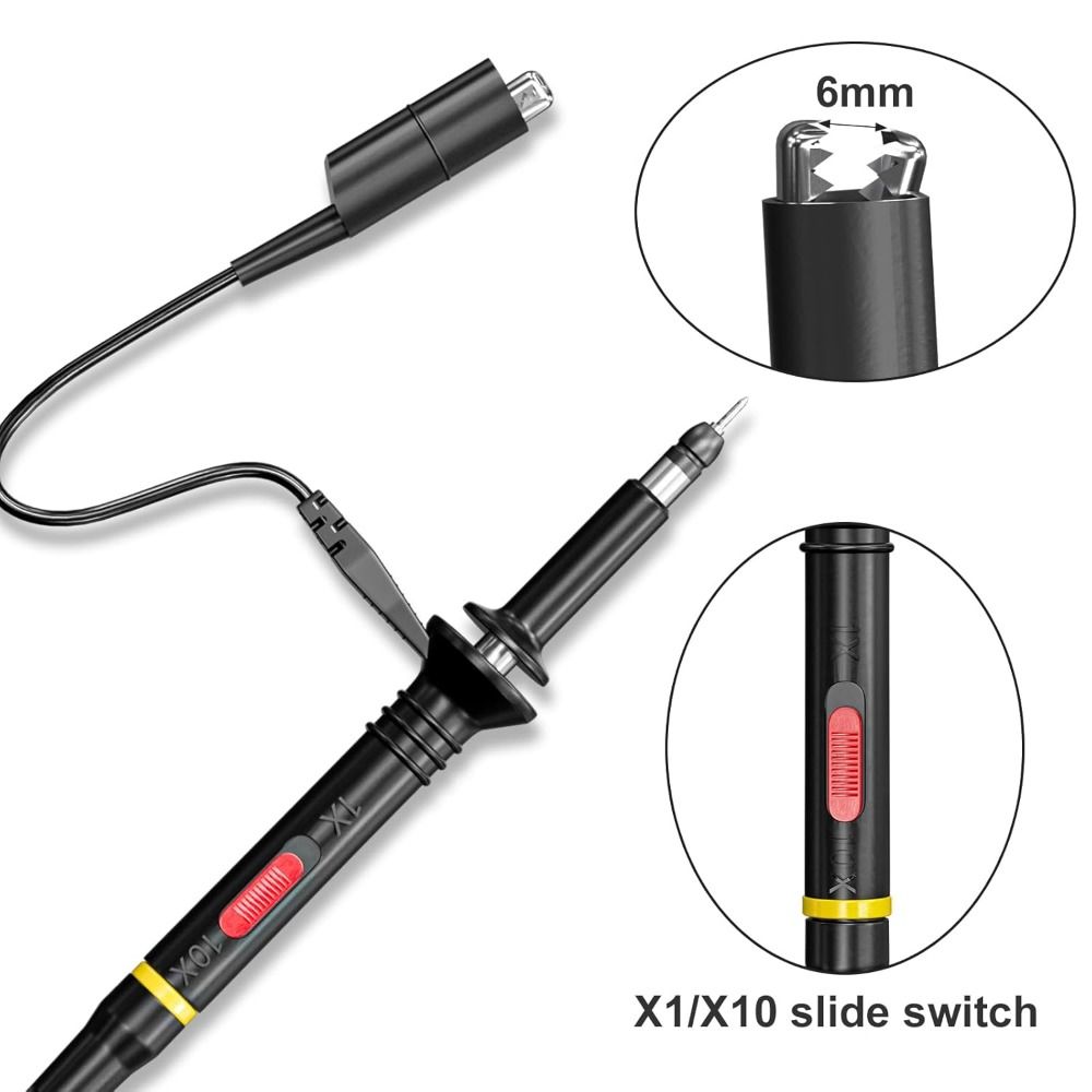 Universal Oscilloscope Probe 100MHz 200MHz Oscilloscope Leads Electronic Testing
