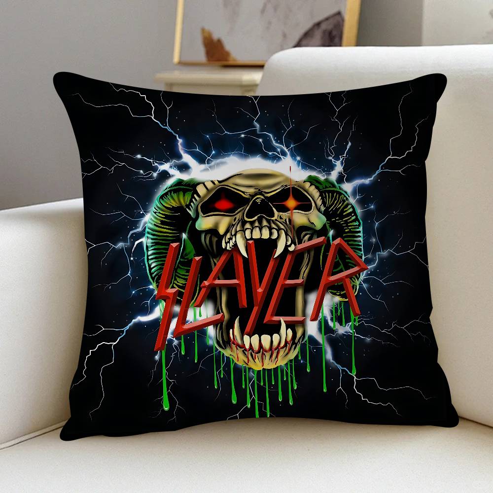 S-Salyer Font And Slayer Logo Cushion Cover 30x50 Polyester Sofa Cushions Decorative Throw Pillows Home Decoration Pillowcover