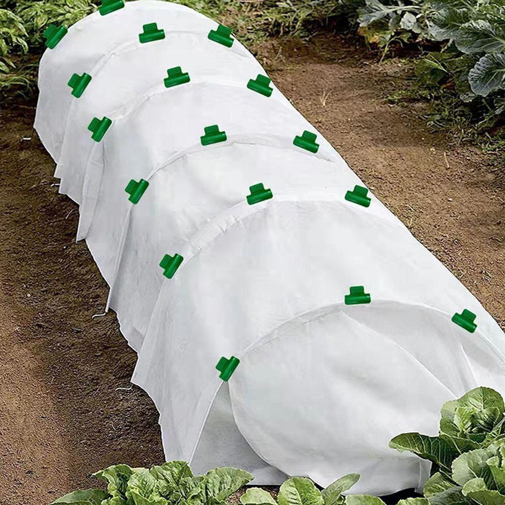 New Green Instant Grommet Plastic Clips Fence Shading Accessories Garden Tools Sunshade Net Clip