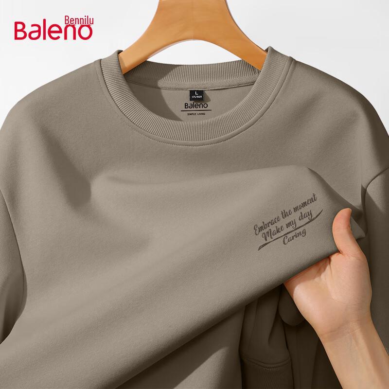 Baleno Men's Fall Heavyweight Crewneck Pullover Sweatshirt