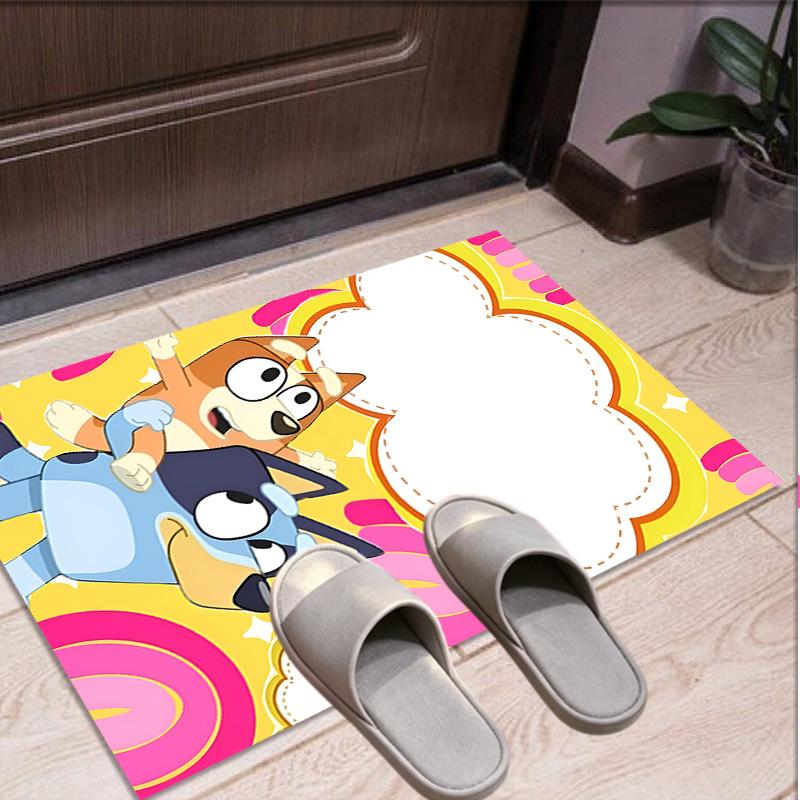 Bluey Pattern Rug, Indoor/Outdoor Mat, for Picnic, Gameroom, Bedroom, Office, Living Room, Home Decor Carpet, Birthday Gift