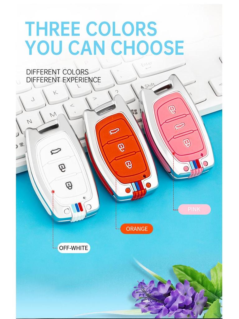 Premium Key Cover for Beijing Hyundai ix35, Lingdong, Mingtu, Langdong, Yuedong, Rena, and Festa