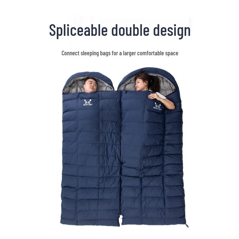 AOLV Extreme Cold Outdoor Goose Down Sleeping Bag