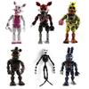 Captivating 19cm Fnaf Five Nights At Freddy's 6pcs Collection Action Figures For Enthusiasts